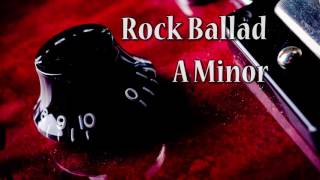 Rock Ballad Guitar Backing Track in A Minor (82 bpm) chords