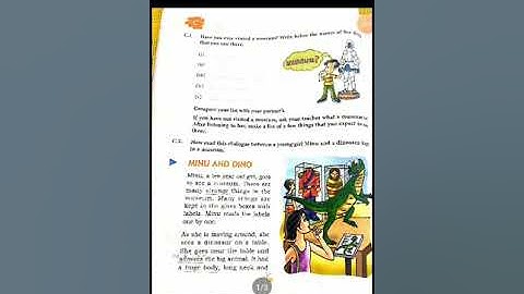Class - 3 English Reader chapter -  Minu and Dino