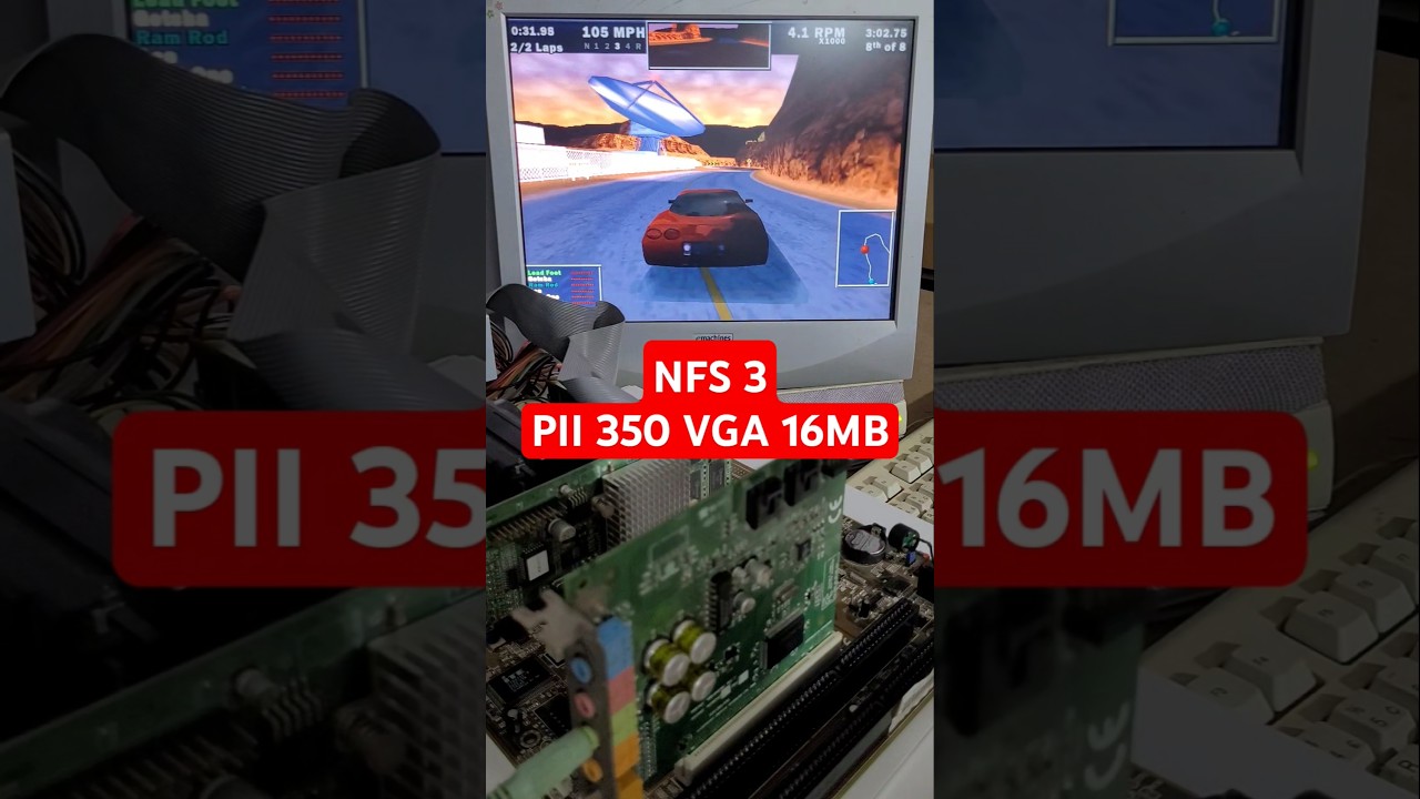 Game Nostalgico NF3 Pentium 3 350 placa de video Nvidia Quadro MXR 16MB