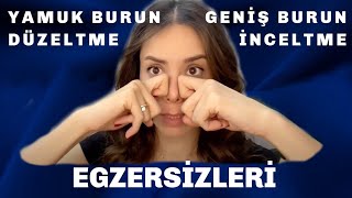 Egzersizle Kalın Burun İnceltme | Yamuk Burun Düzelme I Nose Slimming Exercises