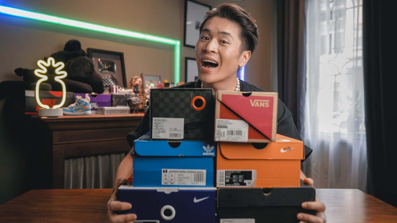 ร้าน sneaker  2022 New  Đập Hộp 06 Đôi Giày KHÔNG HYPE Cực Chất | Sneaker Unboxing with Benjamin Tran