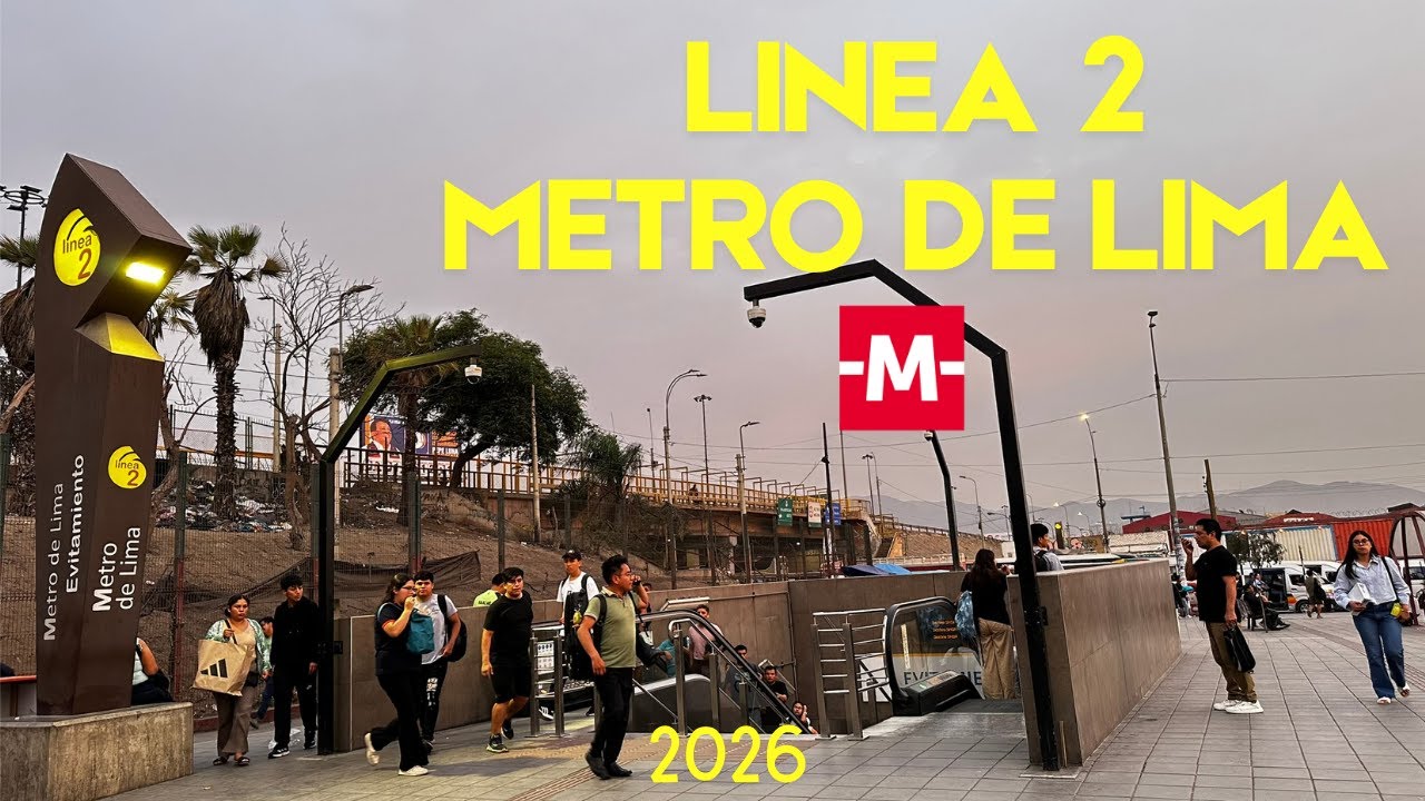 Asi luce la LINEA 2 DEL METRO DE LIMA - 2026