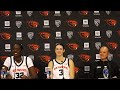 Scott Rueck, Néné Sow, Jenna Villa | WBB Postgame Press Conference vs. Utah State