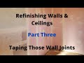 Refinish Mobile Home Walls And Ceilings - Part 3 - Taping Joints : E056 / BC Renovation Magazine