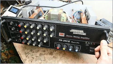 Phục hồi chiếc âm ly của 1 bạn làm mãi không được!Nhiều điều cần lưu ý cho các bạn mới sửa chữa!