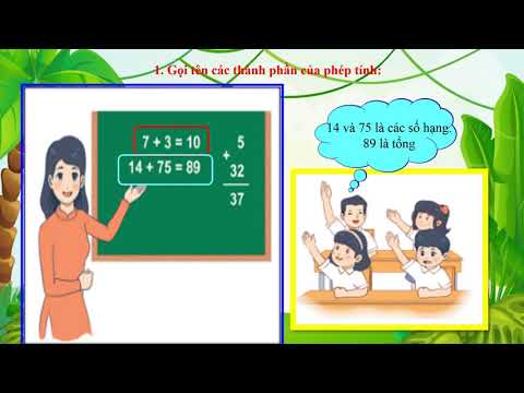 Lớp 2 - Tuần 1 - Toán: Số hạng Tổng (Tiết 1)