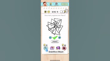 Brain Test Level 72 || How many squares are there?🧠 #braintest #game #puzzle