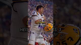 CFB teams with the most heisman trophie winners #cfb