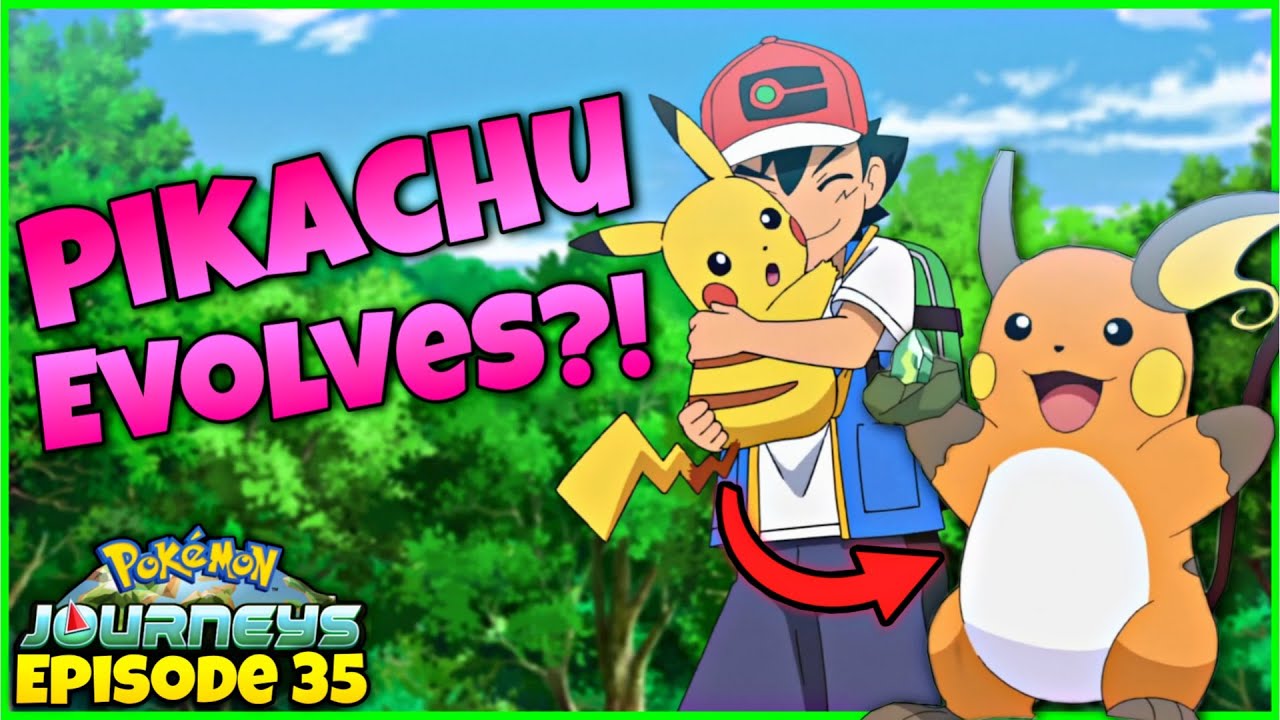 ASH'S PIKACHU EVOLVES INTO RAICHU?!? | Pokémon (2019) Journeys Episode