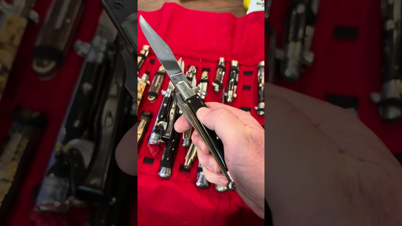 Rare Vintage Picklock Camper Switchblade Sold By Zoppis In Milan Stiletto Blade