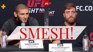 Khamzat Chimaev vs. Gerald Meerschaert Press Conference HIGHLIGHTS