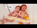 VLOG: С 4 КУКЛАМИ РЕБОРН' кормление, переодевание, Купание Евы и Мирона!👶