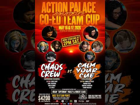 Action Palace Amateur Co-Ed Team Cup - DAY ONE LIVE
