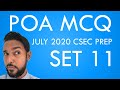 PoA MCQ questions Set 11 | CSEC PoA P1 practice | CSEC PoA July 2020 MCQ prep | Ratios