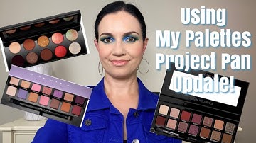 USING MY EYESHADOW PALETTES PROJECT PAN UPDATE//Rotating Through My Palettes!