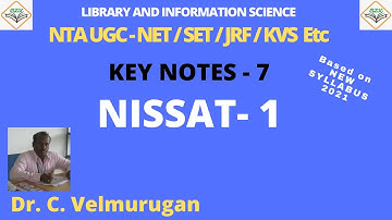 What is NISSAT?–1- For NTA UGC-NET/SET/JRF/KVS/TNLIBRARIAN Etc