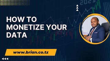 How to Monetize your Data