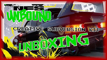 Need for Speed (NFS) Unbound Creative Subversion Kit UNBOXING