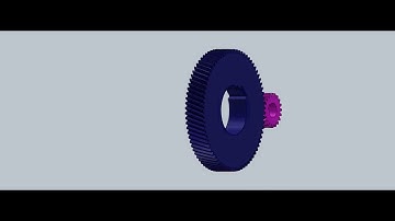 mô phỏng bánh răng trụ, răng nghiêng