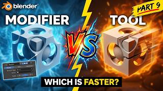 Boolean Modifier vs Bool Tool: Which One Is Faster | Part 9