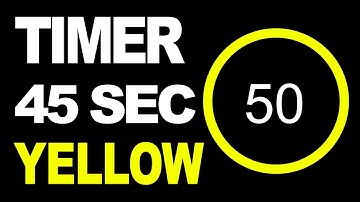 fifty seconds timer with alarm