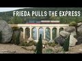 Frieda Pulls the Express (And Fog Machine Fun)
