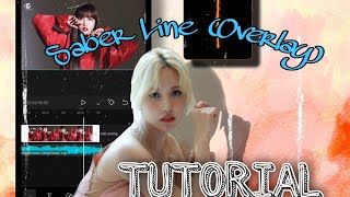 How i use SABER LINE (overlay) CAPCUT TUTORIAL