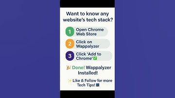 How to Install Wappalyzer Extension on Chrome 🔍 | Quick Guide