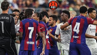 🤬El-Clasico Without Fight is Not Possible! Vinicius vs Araujo 🔥🔥