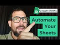 Introduction to spreadsheet automation  google sheets course for beginners