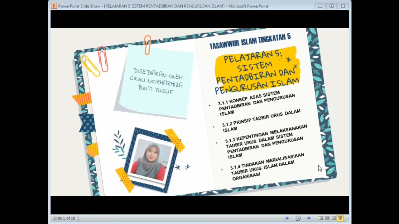 Pelajaran 5 Sistem Pentadbiran Dan Pengurusan Islam Tasawwur Islam Tingkatan 5 Youtube