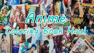 Anime Coloring Book Haul