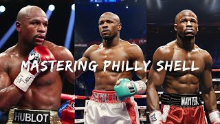How to perform the philly shell boxing stance