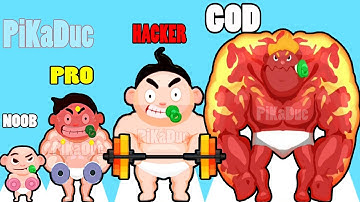 NOOB vs PRO vs HACKER vs GOD in Muscle Boy