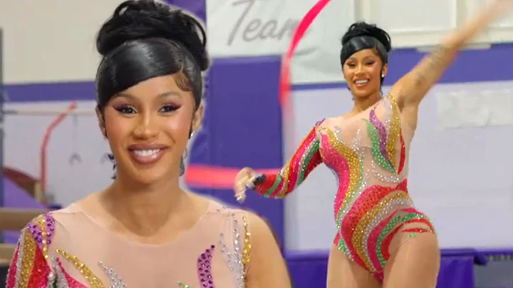 Cardi B Attempts RHYTHMIC GYMNASTICS!