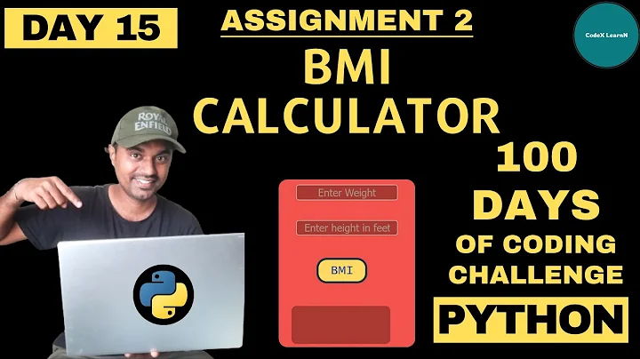 Day 15/100 | BMI Calculator| Python tutorials for beginners in Tamil | 100 days of Coding Challenge