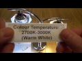 LED LIGHTS : What is the difference between Warm White & Cool White Temperature