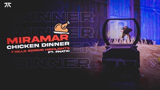 Miramar Chicken Dinner | Scrims Highlight: sc0ut