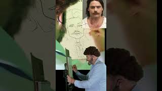 Bob Ross Impersonator DRAWS CHUD THE BUILDERS MUGSHOT #drawing #chudthebuilder #mugshot #arrested