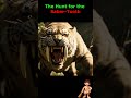 The Hunt for the Saber-Tooth #humanevolution #hominids #earlyhumans #facts #sabertoothtiger