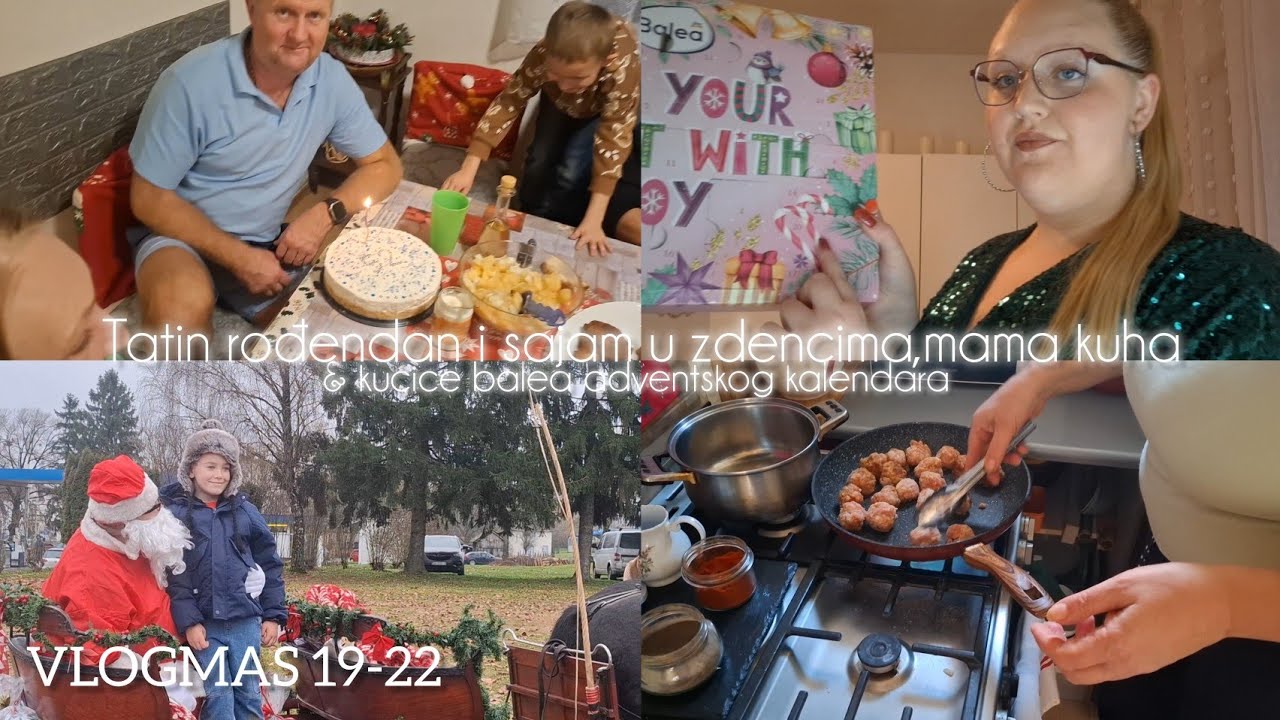 TATIN ROĐENDAN🎂✨️,POKLONI🎁,BOŽIĆNI SAJAM U ZDENCIMA✨️,MAMA KUHA | VLOGMAS 2025.