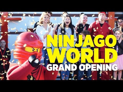 LEGO NINJAGO World grand opening ceremony at LEGOLAND Florida