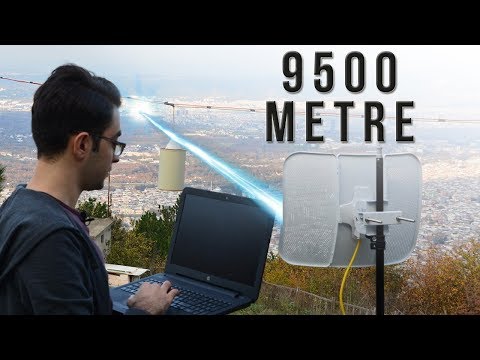 9500 METRE UZAKLIKTAN Wi-Fi İLE İNTERNETE BAĞLANMAK