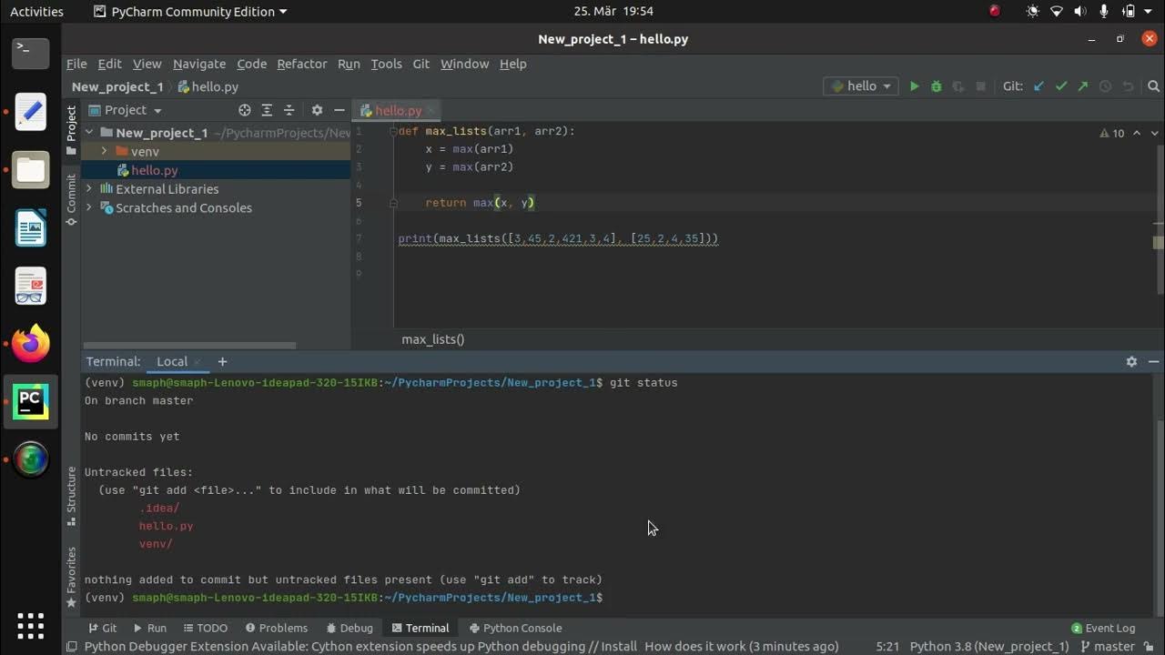 Debugging in Python with PyCharm | Beginners tutorial | Git helpful ...