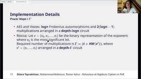 CFAIL 2021 Session 3 Talk #1: A comparative study of Vision and SES in the FHE Setting