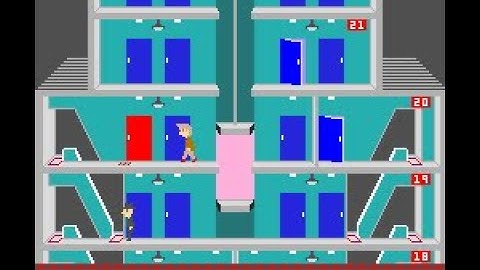 Elevator Action (1983) Arcade Original Gameplay | Taito