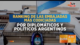 👀 Las embajadas más codiciadas para los políticos argentinos I A24