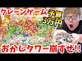 【崩壊】クレーンゲームでお菓子の山の雪崩を起こすぜ!!!【予算3万円】【ヒカキンTV】