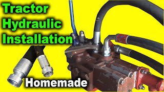 Homemade Tractor Hydraulic installation