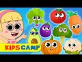 Ten Cute Veggies Jumping on the Shelf | Nursery Rhymes & More Kids Songs by KidsCamp